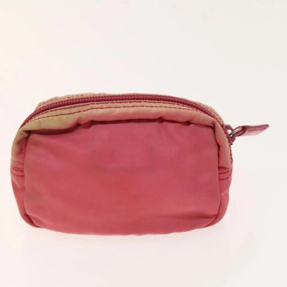 PRADA Pouch Nylon 3 Set Black Pink Auth gh587 - Picture 11 of 16
